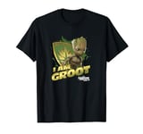 Marvel Guardians Vol.2 I AM GROOT Shield Splash T-Shirt