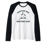 Vintage Retro Another Day Another Slay Cute Sleeping Bear Raglan Baseball Tee