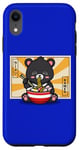 Coque pour iPhone XR Kawaii Hot Pot Ramen Bear Taiwan Travel