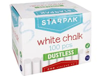 Starpak Chalk Of School Bia Np Stk Op100pcs Pud 1/16