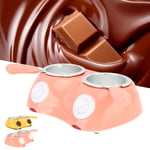 HG Chocolate Melting Pot Electric Chocolate Fondue Melting Machine W/Double Pot