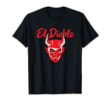 El Diablo Spanish Devil With Wings Spooky Halloween Lucifer T-Shirt