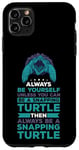 Coque pour iPhone 11 Pro Max Turtle Snapping What Can I Say Aligator Tortue cassante