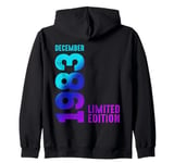 Limited Edition December 1983 Birthday 1983 Zip Hoodie