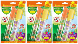 Pestshield Mosquito & Insect Repellent Spray Pens Pack Of (3 Packs ) 2 x 10ml