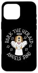 iPhone 16 Pro Max Bark The Herald Angels Sing, Christmas Dog Carol Singer Case