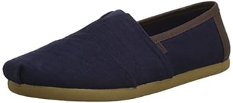 TOMS ALPARGATA Espadrille Canvas Men, Denim Brown 43.5 EU