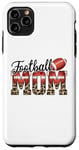 Coque pour iPhone 11 Pro Max Sports Mom Fête des Mères Football Mama Game Day for Women