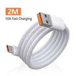 10a Type C Câble De Charge Rapide Pour Huawei Mate 40 50 Téléphone Portable 120w Usb-C Téléphone Data Rette Pour Xiaomi Samsung Oneplus Poco - Type 2m