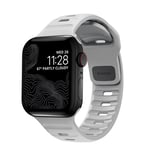 NOMAD Apple Watch 38/40/41/42mm Armband Sport Band Lunar Gray