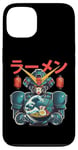 Coque pour iPhone 13 Ramen japonais Mecha Robot Géant La Grande Vague Anime