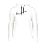 Nike Homme M Nk Dry Hoodie Po Swoosh Sweat shirt, Blanc, FR : L (Taille Fabricant L-T) EU