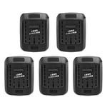 5Pcs MTB18DYL Adapter for  18V Li-Ion Battery BL1830 HongSong Lomvum8124