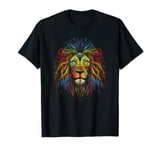 Lion colorful lions King Of Animals From Africa T-Shirt