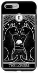 iPhone 7 Plus/8 Plus Tarot Card Mystic Cats | The Lovers Couples Valentines Day Case