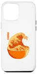 Coque pour iPhone 14 Plus Orange Crush Wave of Kanagawa In A Slice Japanese