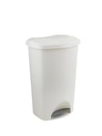 Addis Plastic Family Kitchen Utility Pedal Bin, 50 Litre, Linen Cream 517264ebay