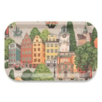 Arvidssons Textil Stortorget Orange/Multi Bricka