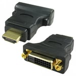 HDMI Male to DVI-D Female Adapter Digital Video Cable Connector Gold Contacts