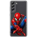 ERT GROUP Coque de téléphone Portable pour Samsung S21 FE Original et sous Licence Officielle Marvel Motif Spider Man 040 Parfaitement adapté à la Forme du téléphone Portable, partiel imprimé