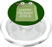 Happy Froggy Juice, grenouille verte amusante, Man I Love Frogs PopSockets PopGrip pour MagSafe