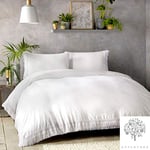 Appletree Signature Tasha Parure de lit 100% Coton pour lit Double Blanc