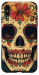 iPhone XS Max Skull Mexican Sugar Skull art Sugar skull Floral Case