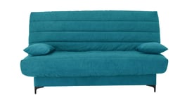 Banquette-lit clic clac DIXIE coloris turquoise