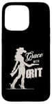 Coque pour iPhone 15 Pro Max Vêtements Grace with Grit s Feisty pour femme