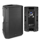VONYX VSA150S Active DJ Speakers Pair with Bluetooth, USB - 15" 1000W Powered PA System
