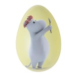 Moomin - Påskeegg metall 15 cm Snorkfrøken gul