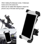 ((Black)3.5‑7 Inch Bike Phone Holder 360 Degrees Rotating Adjustable Bike Mo