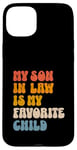 Coque pour iPhone 15 Plus Mon beau-fils est mon enfant préféré Humour familial drôle