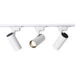 Ultrixe - Plafonnier led 3 Spots Orientables Lámparas de riel 20V Luminaire Plafonnier pivotants, Spots de Plafond Blanc, barre spots plafond salon