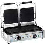 Royal Catering Andrahandssortering Kontaktgrill - dubbel slät 2 x 1800 W