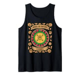 Roulette WHEEL OF FORTUNE COOKIES Funny Casino Roulette Tank Top