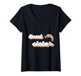 Womens Soul Sister Bridesmaids V-Neck T-Shirt