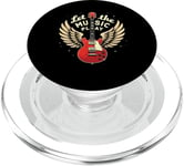 Let the Music Play Guitars Guitar Guitar Player Guitarist PopSockets PopGrip for MagSafe