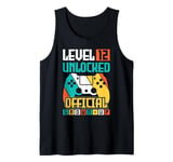 Vintage 12th Birthday Gamer 12 Year Old Gifts 12th Birthday Tank Top