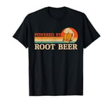 Vintage Powered By Root Beer Funny Drinking T-Shirt