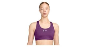 Brassiere nike swoosh medium support violet femme