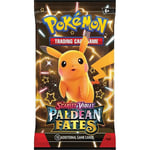 Vi har Pokemon Paldean Fates Booster Pack på lager i Norge | Rask levering med frakt fra kr 49,- | La oss hjelpe deg med å fullføre samlingen din!