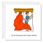 Funny Birthday Card Anniversary Valentines Day for Boyfriend Husband Cold Feet i