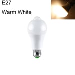 PIR Motion Sensor B22 E27 LED Lamp Bulb Globe Auto ON/OFF Energy Saving Light