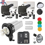 UK 2*Godox 2.4 TTL 1/8000s AD200 Pocket Flash +X2T-O for Olympus+AD-B2+AD-S7 Kit