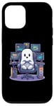 iPhone 12/12 Pro Funny Ghost Gamer Halloween Console PC Cute Gaming Ghost Case