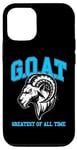 iPhone 12/12 Pro G.O.A.T. Shirt, Goat shirt, greatest of all time, retro rap Case