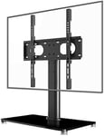 Suptek Universal Table Top TV Stand, Pedestal TV Stand for 17-55 inch Screens,