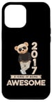 Coque pour iPhone 12 Pro Max Ours en peluche original Awesome 8e anniversaire garçon fille 2017