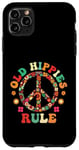 Coque pour iPhone 11 Pro Max Old Hippies Rule Hippie Vintage Costume Hippy Travel Fan